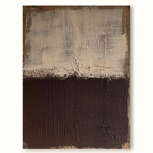 Elegant Minimalist Abstract Oil Painting for Modern Home Decor