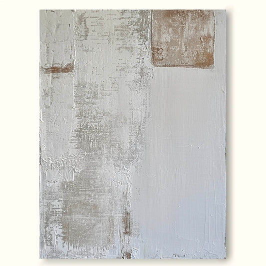 Elegant Minimalist Abstract Oil Painting for Modern Home Décor