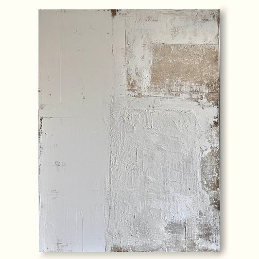 Elegant Minimalist Abstract Oil Painting for Modern Home Décor