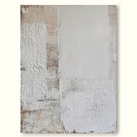 Elegant Minimalist Abstract Oil Painting for Modern Home Decor