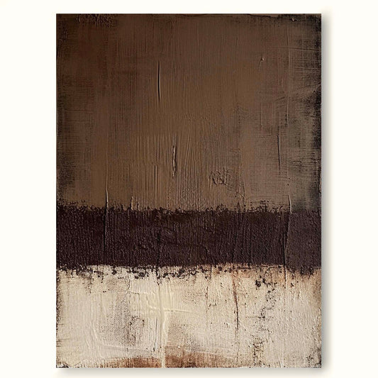 Elegant Minimalist Abstract Oil Painting for Modern Home Decor