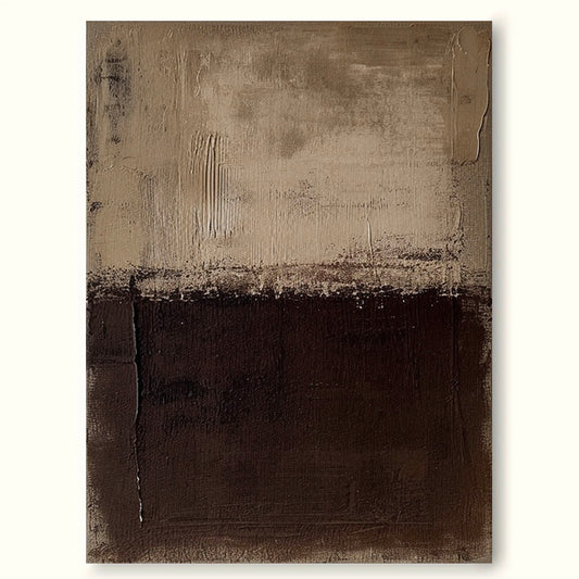 Elegant Minimalist Abstract Oil Painting for Modern Home Decor