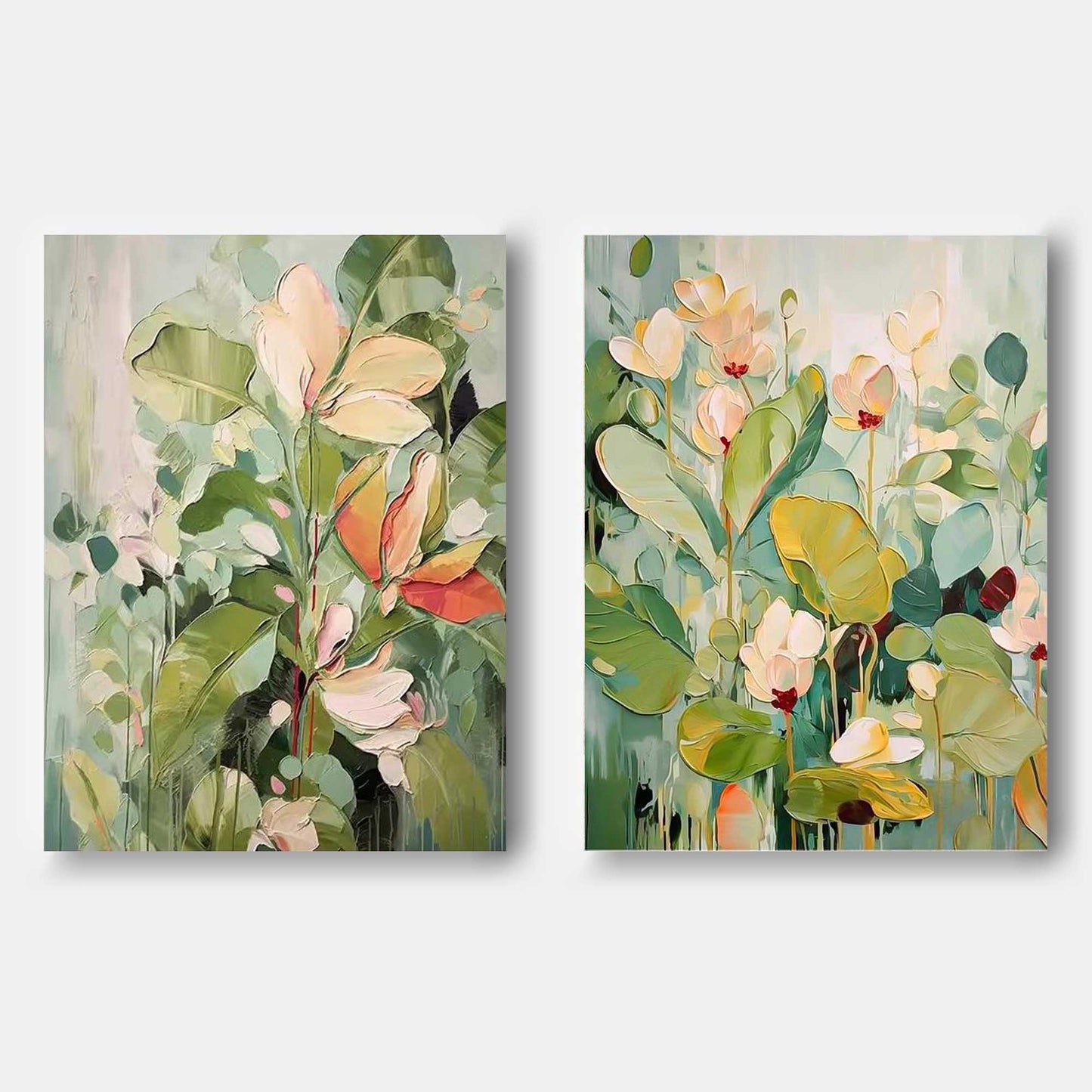 Vibrant Floral Oil Painting for Elegant Home Decor and Art Collection