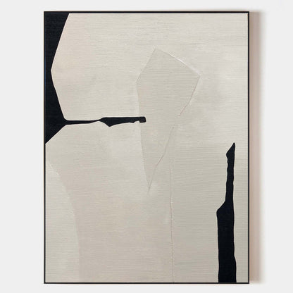 Contemporary Monochrome Abstract Art for Modern Home Decor