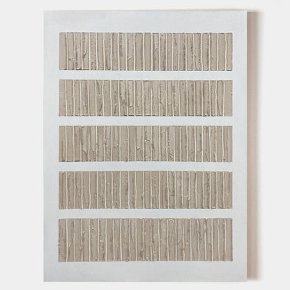 Minimalist Wabi-Sabi Oil Painting for Modern Home Décor