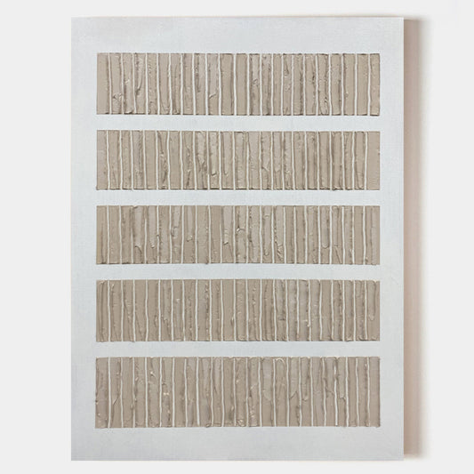 Minimalist Wabi-Sabi Oil Painting for Modern Home Décor