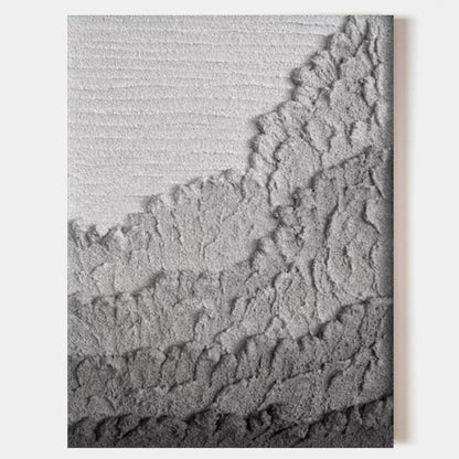 Elegant Wabi-Sabi Art: Textured Wall Décor for Modern Minimalist Spaces
