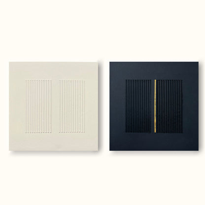 Elegant Minimalist Line Art Oil Painting for Contemporary Home Decor