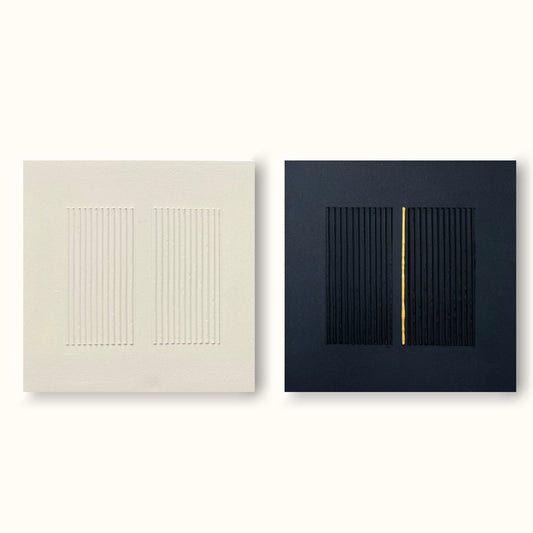Elegant Minimalist Line Art Oil Painting for Contemporary Home Decor