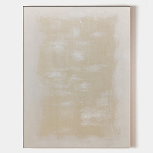 Minimalist Modern Abstract Oil Painting for Home Decor and Art Collectors