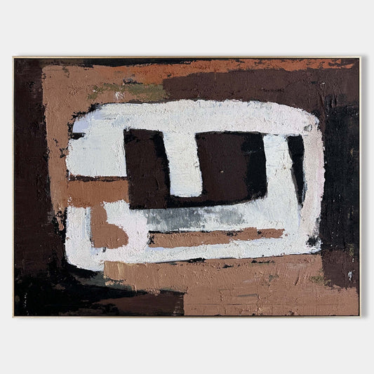 Contemporary Abstract Oil Painting for Modern Home Decor Elegance
