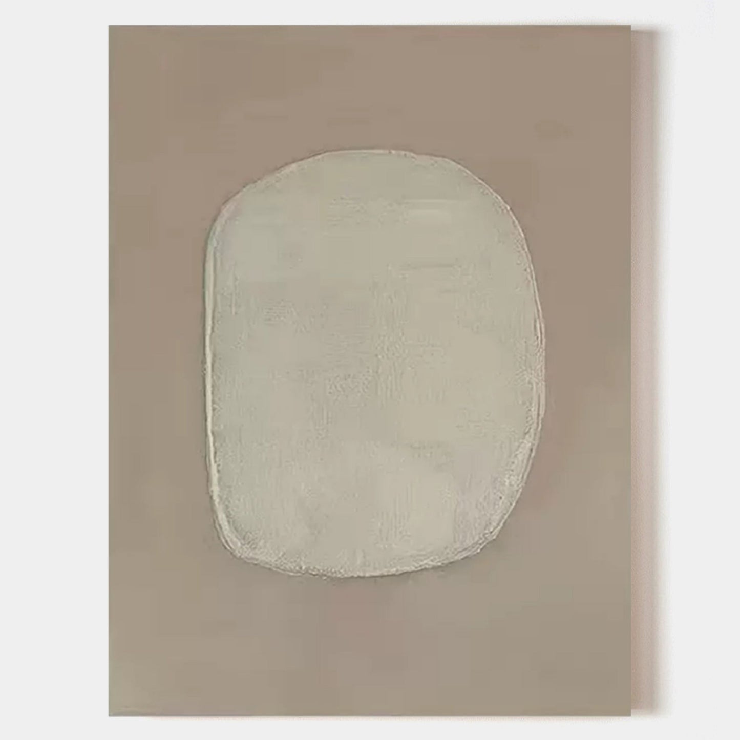 Minimalist Wabi-Sabi Oil Painting for Serene Home Decor