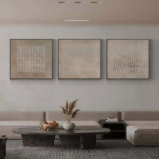 Abstract Serenity: Contemporary Oil Painting for Tranquil Home Decor