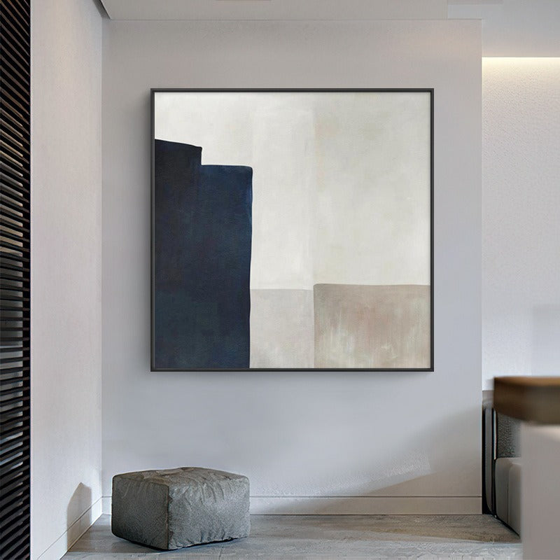 Abstract Serenity: Modern Oil Painting for Contemporary Home Decor