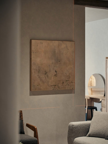 Elegant Minimalist Abstract Oil Painting for Modern Home Decor