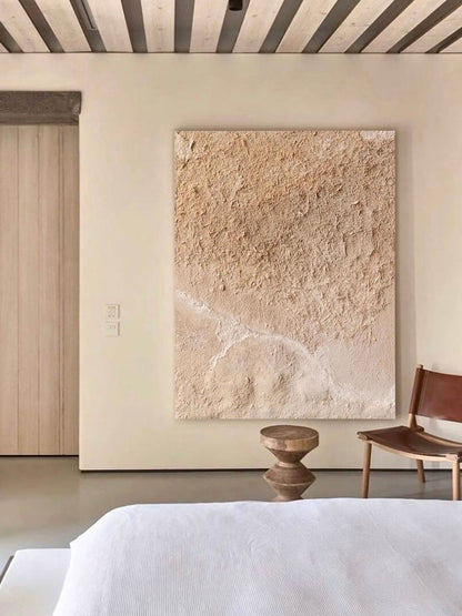 Elegant Minimalist Abstract Oil Painting for Modern Home Decor