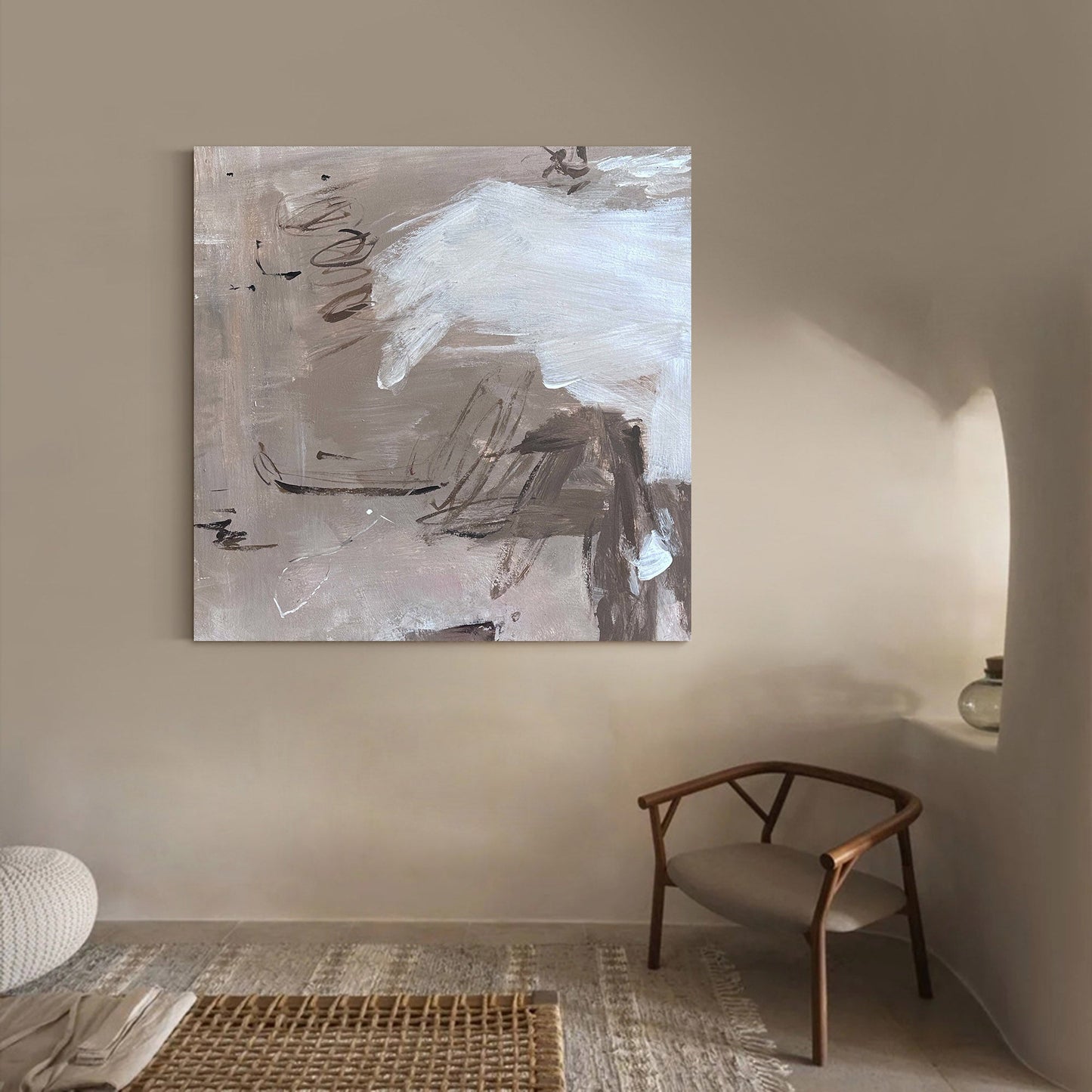 Contemporary Abstract Oil Painting for Modern Home Decor