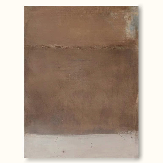 Serene Minimalist Abstract Oil Painting for Modern Home Decor