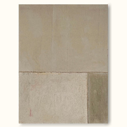 Contemporary Minimalist Geometric Oil Painting for Modern Home Decor