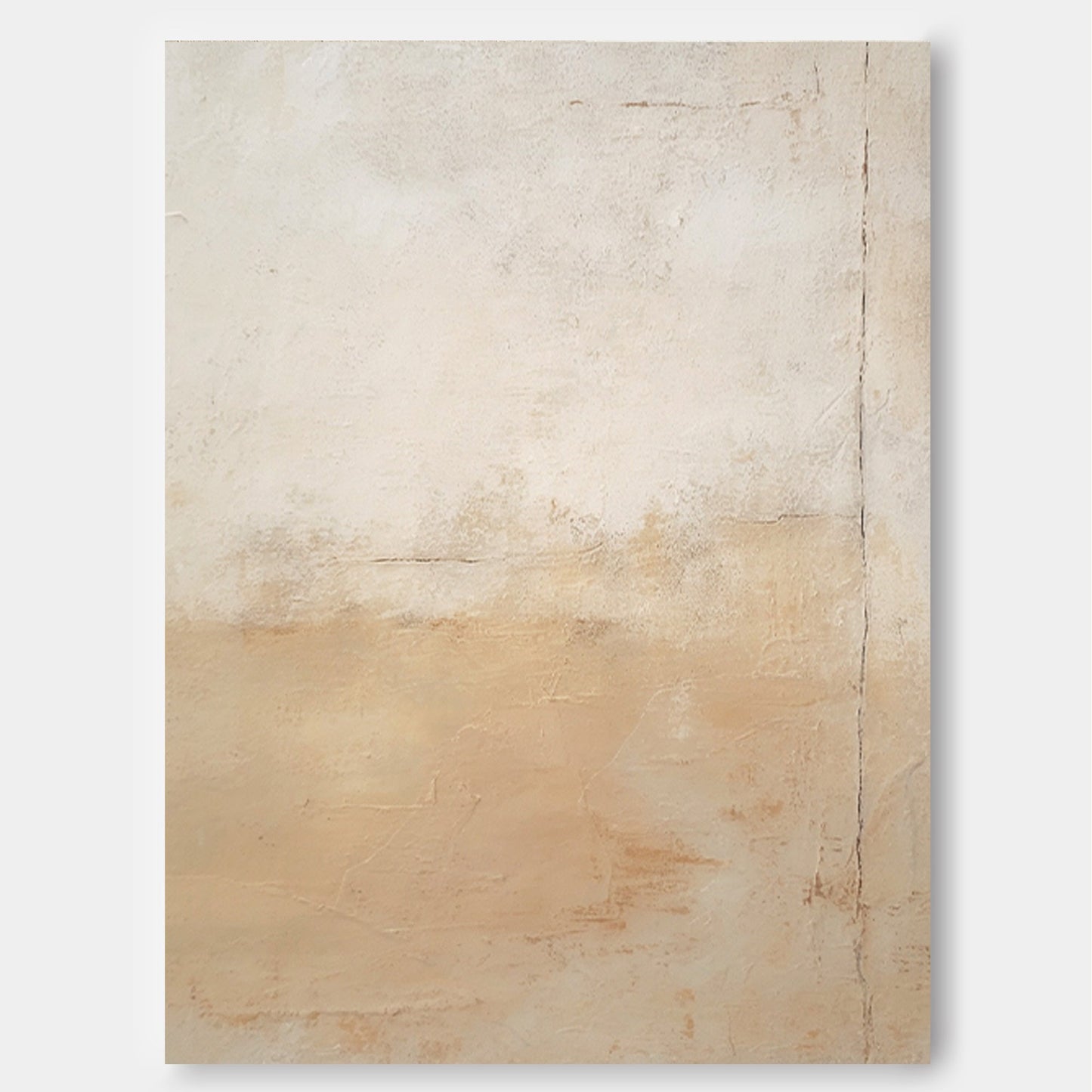 Serene Minimalist Oil Painting for Modern Home Decor and Tranquil Spaces