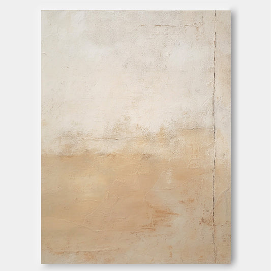 Serene Minimalist Oil Painting for Modern Home Decor and Tranquil Spaces