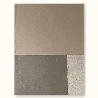 Contemporary Minimalist Geometric Oil Painting for Modern Home Decor