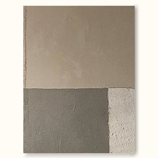 Contemporary Minimalist Geometric Oil Painting for Modern Home Decor