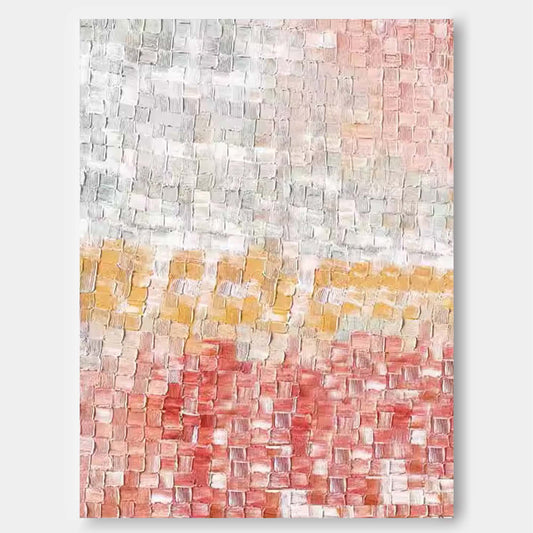Colorful Abstract Oil Painting for Modern Home Decor and Art Collectors