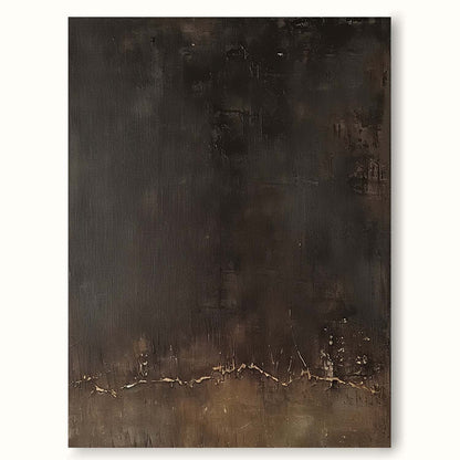 Elegant Minimalist Abstract Oil Painting for Modern Home Decor