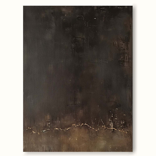 Elegant Minimalist Abstract Oil Painting for Modern Home Decor