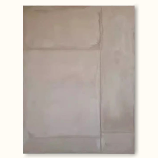 Elegant Minimalist Geometric Oil Painting for Modern Home Décor