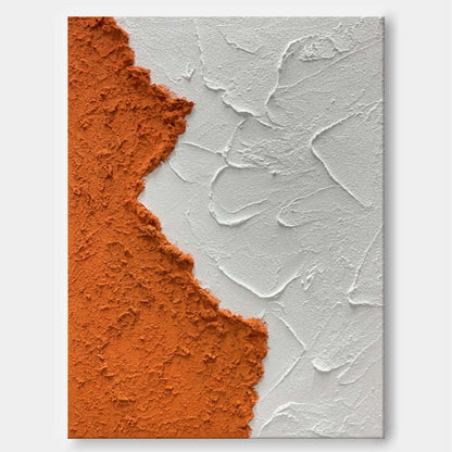 Abstract Coastal Sunrise Oil Painting for Beach Home Décor