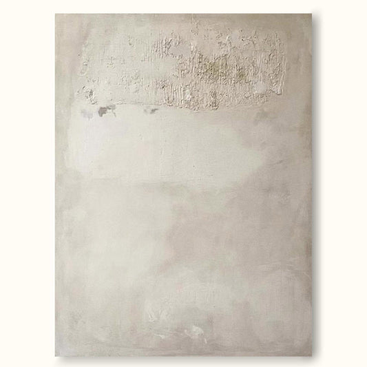 Elegant Minimalist Abstract Oil Painting for Modern Home Decor