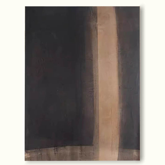 Elegant Minimalist Abstract Oil Painting for Modern Home Decor