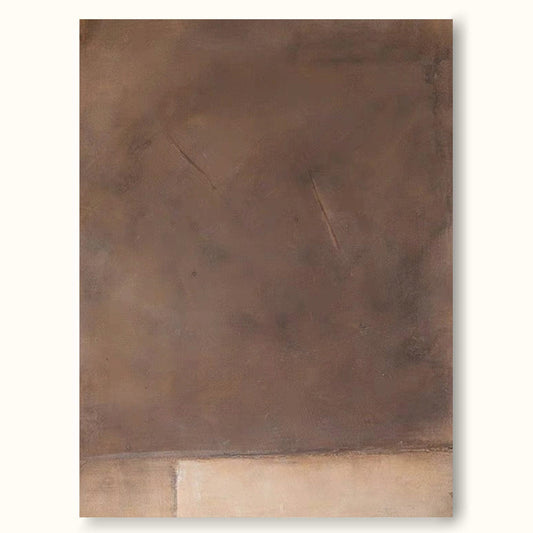 Elegant Minimalist Abstract Oil Painting for Contemporary Home Decor