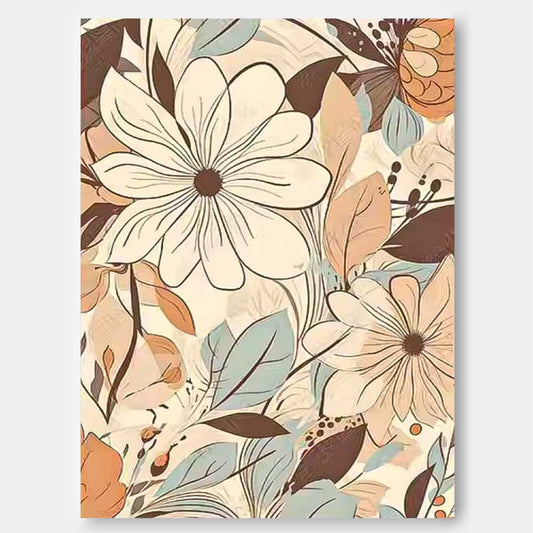 Elegant Floral Oil Painting for Home Décor and Art Lovers