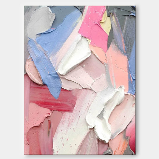 Colorful Abstract Oil Painting for Modern Art Décor and Home Aesthetics