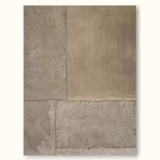 Elegant Minimalist Geometric Oil Painting for Modern Home Decor