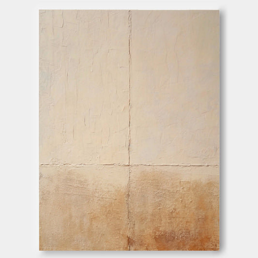 Contemporary Minimalist Oil Painting for Modern Home Decor