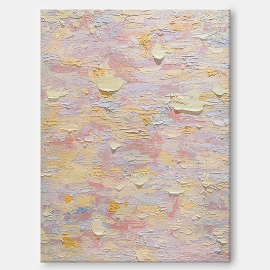 Colorful Abstract Oil Painting for Modern Home Decor