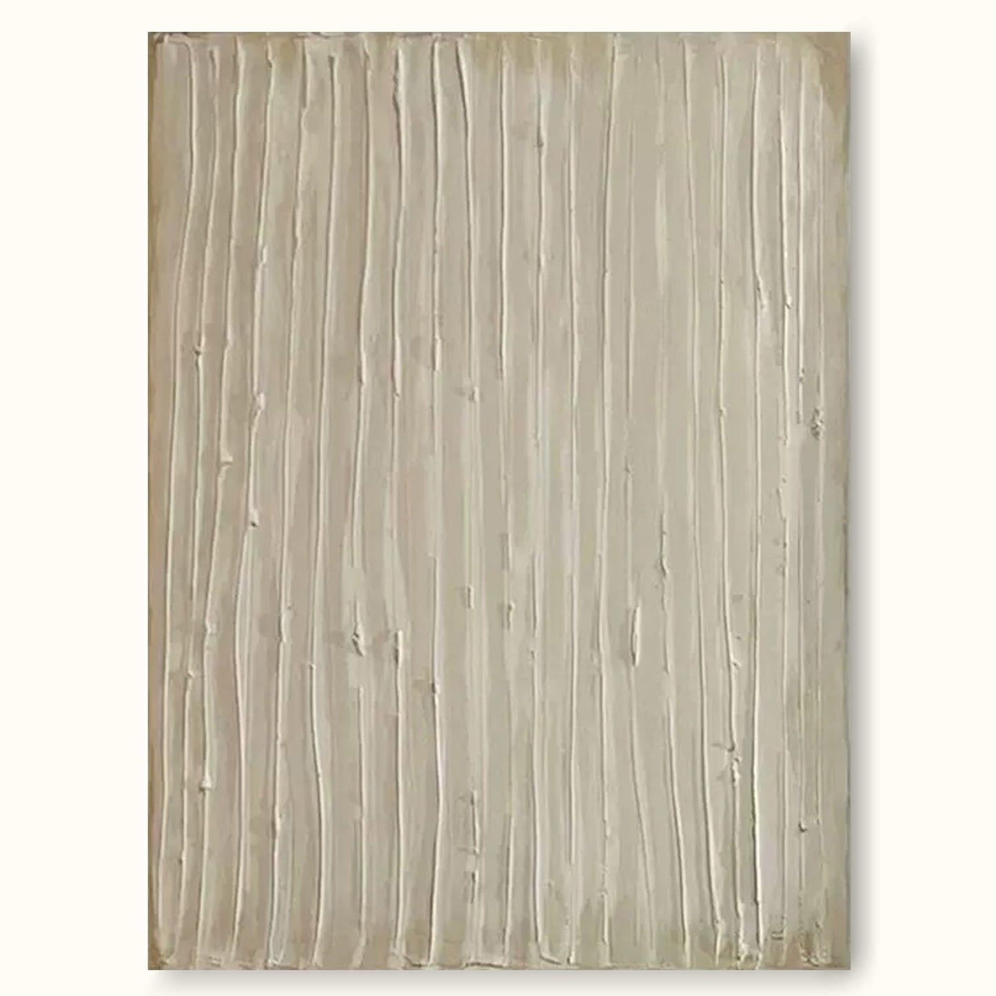 Elegant Minimalist Textured Line Art Oil Painting for Modern Home Décor
