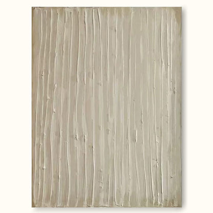 Elegant Minimalist Textured Line Art Oil Painting for Modern Home Décor