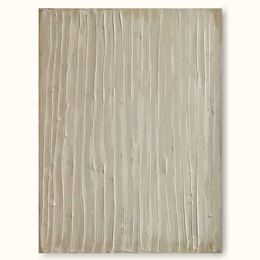 Elegant Minimalist Textured Line Art Oil Painting for Modern Home Décor