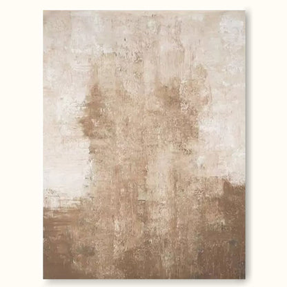 Serene Minimalist Abstract Oil Painting for Elegant Home Decor