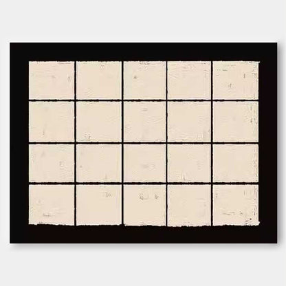 Elegant Minimalist Oil Painting for Modern Home Décor and Art Lovers