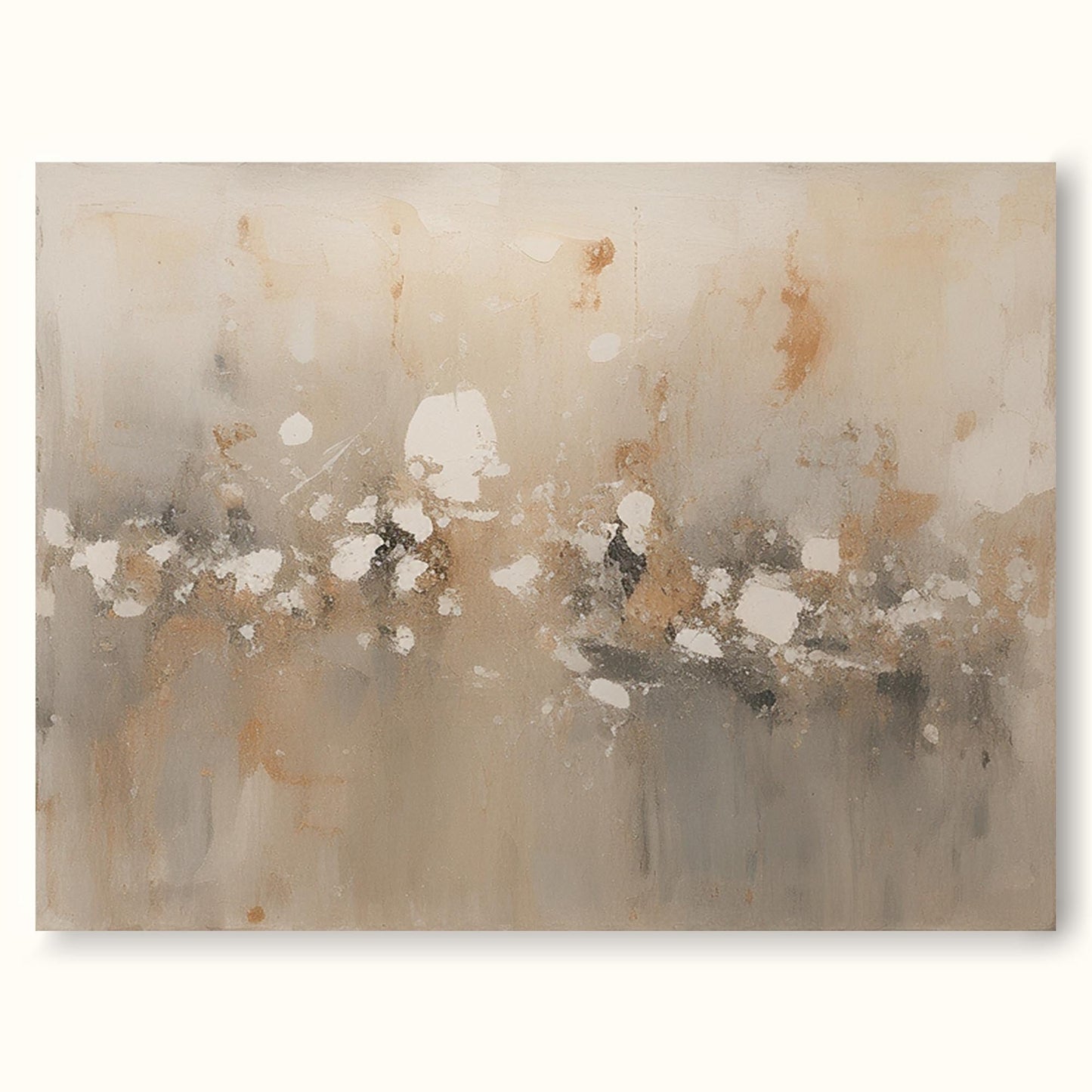 Elegant Minimalist Abstract Oil Painting for Modern Home D√©cor