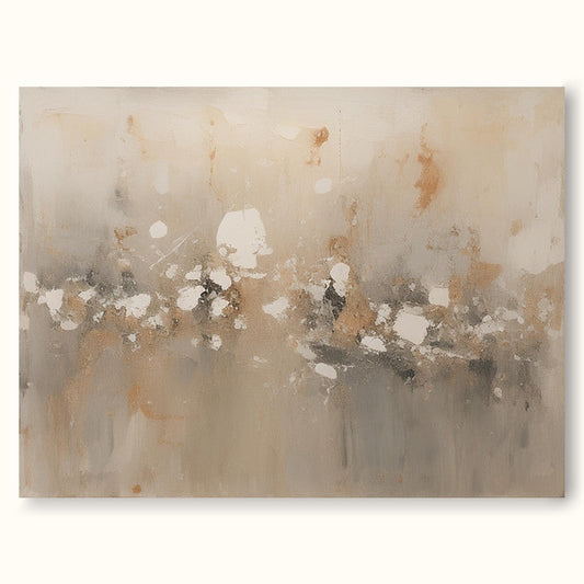 Elegant Minimalist Abstract Oil Painting for Modern Home D√©cor