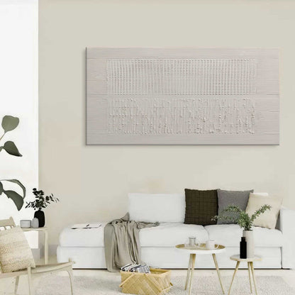 Modern Textured Abstract Oil Painting for Elegant Home Decor