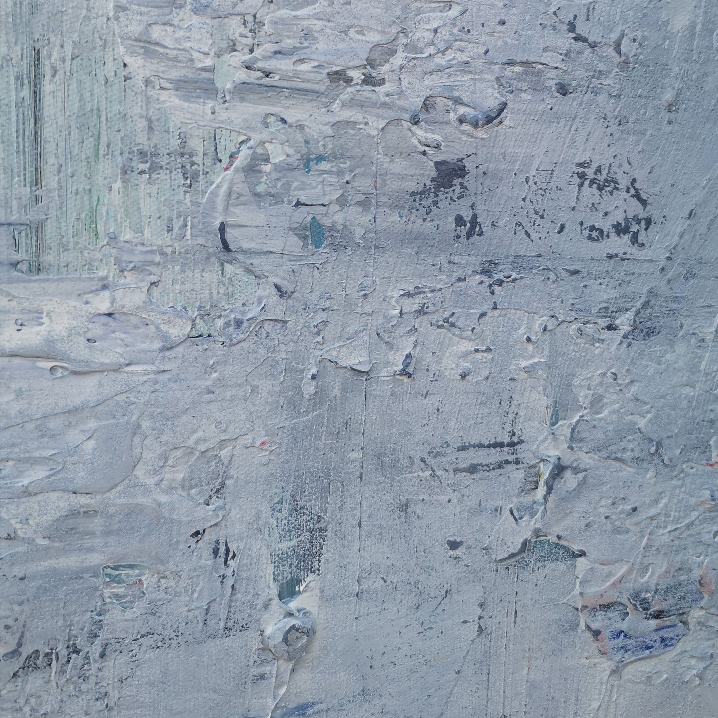 Serene Blue Ocean Abstract Oil Painting for Tranquil Home Décor