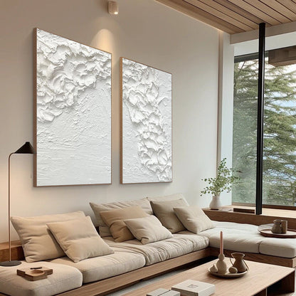 Textured Waves Oil Painting Set for Modern Home Decor